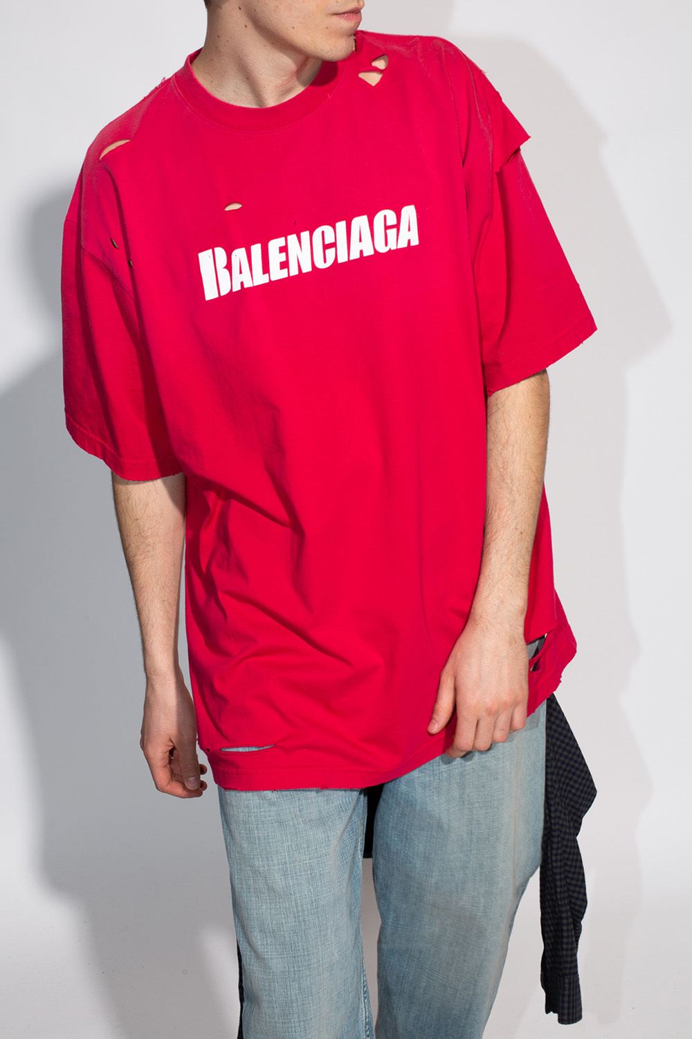 Balenciaga discount shirt blauw